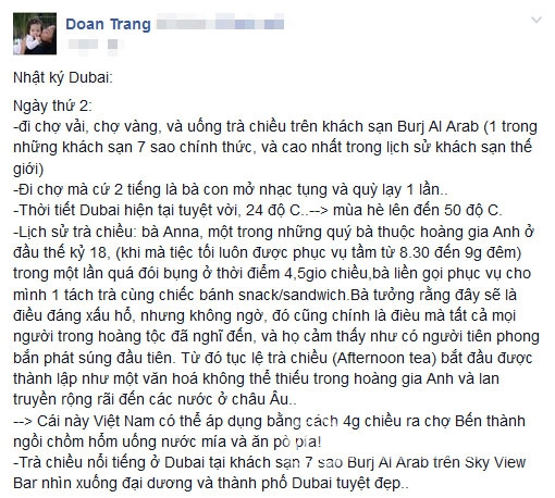 Đoan Trang,Đoan Trang tung tăng,Đoan Trang du lịch Dubai,vợ chồng Đoan Trang đi du lịch