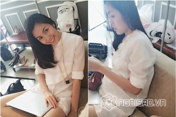 Hà Tăng mang bầu, Hà Tăng che dấu bụng bầu, gia đình Hà Tăng
