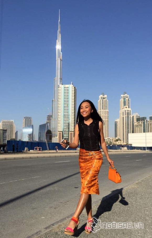 Đoan Trang,Đoan Trang tung tăng,Đoan Trang du lịch Dubai,vợ chồng Đoan Trang đi du lịch