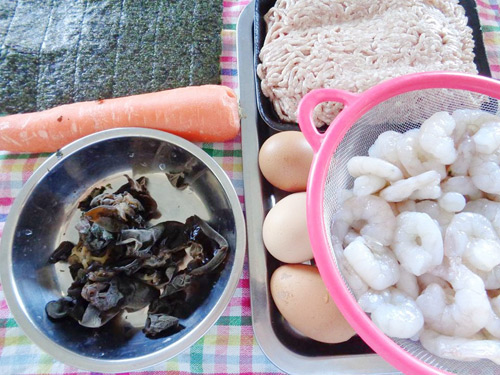 Chả tôm cuộn rong biển, Cách làm Chả tôm cuộn rong biển, Món ăn ngon