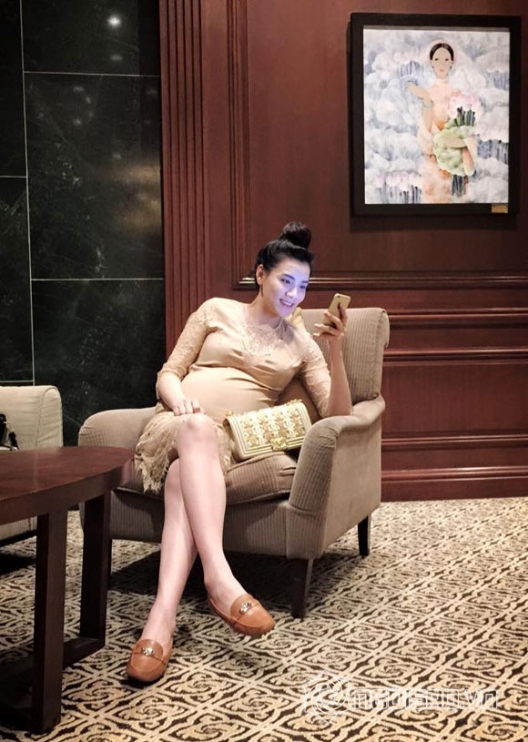 Trang Nhung,Trang Nhung khoe khéo con,Trang Nhung sắp sinh,Trang Nhung mang bầu