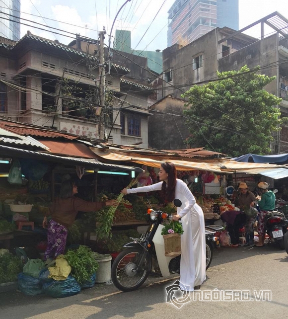 trương ngọc ánh, trương ngọc ánh mặc áo dài, trương ngọc ánh dịu dàng màu xuân