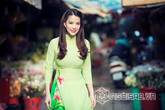trương ngọc ánh, trương ngọc ánh mặc áo dài, trương ngọc ánh dịu dàng màu xuân