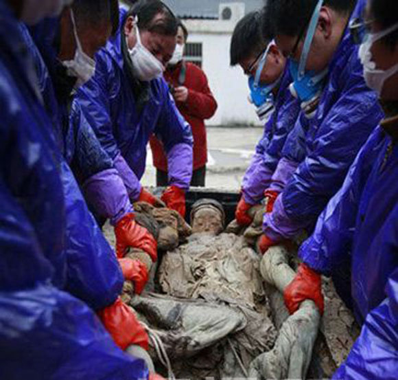 xác ướp,xác ướp phụ nữ nhà Minh,chuyện lạ Trung Quốc,ngôi mộ cổ