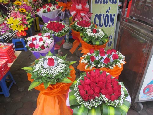Giá hoa tươi, Hoa valentine, Thị trường hoa, Lễ tình nhân, Valentine's day