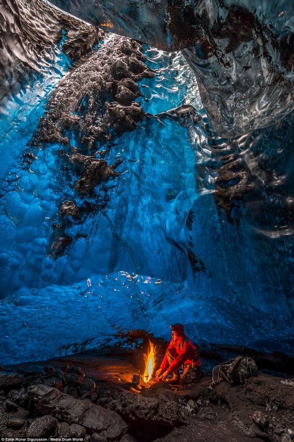 hang dong bang, hang động băn, hang động,  sông băng Vatnajökull