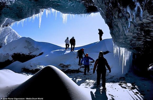 hang dong bang, hang động băn, hang động,  sông băng Vatnajökull