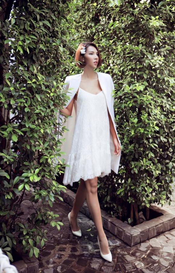 Minh Triệu, Minh Triệu ảnh đẹp, Minh Triệu 2015, Minh Triệu váy trắng, sao việt