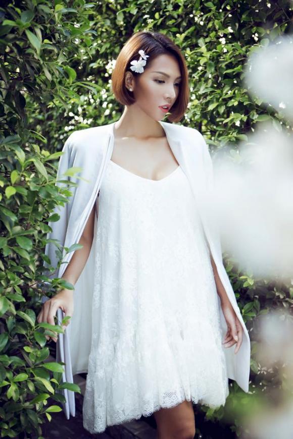 Minh Triệu, Minh Triệu ảnh đẹp, Minh Triệu 2015, Minh Triệu váy trắng, sao việt
