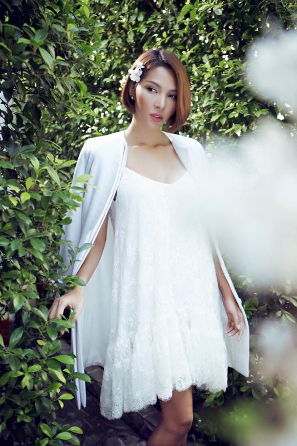 Minh Triệu, Minh Triệu ảnh đẹp, Minh Triệu 2015, Minh Triệu váy trắng, sao việt