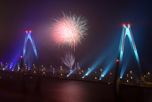 Pháo hoa đêm giao thừa, Tết nguyên đán, Tết Ất Mùi 2015