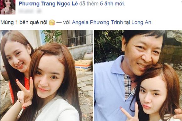 Angela Phương Trinh,sao Việt đón Tết,gia đình Phương Trinh,Phương Trinh đón Tết