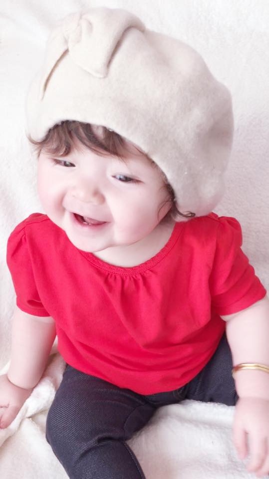 Cadie,thiên thần nhí Cadie,Cadie đón năm mới,Cadie như thiên thần,Cadie dễ thương