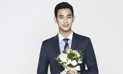 Kim Soo Hyun, Kim Soo Hyun thời trang, trai đẹp ngoài hành tinh, Kim Soo Hyun áo chấm bi