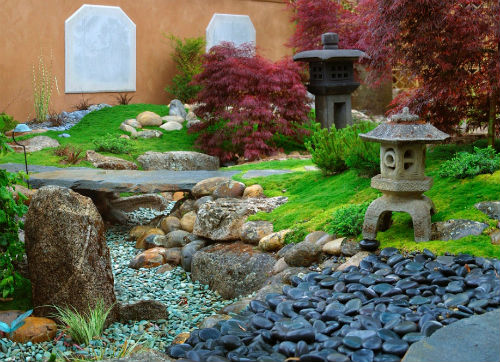 Trang trí sân vườn, Sân vườn phong cách Nhật Bản, Trang trí nhà đẹp