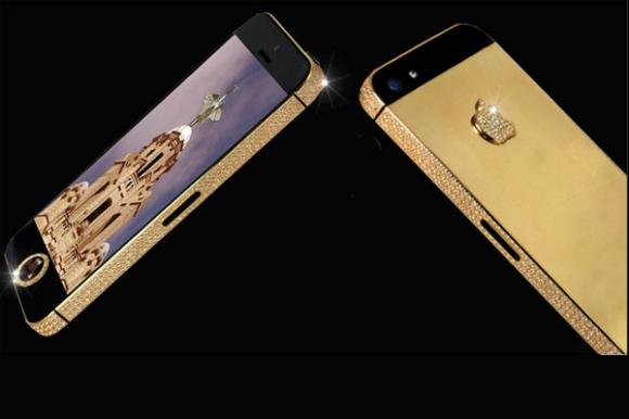 iPhone siêu sang, iPhone mạ vàng, iPhone đính kim cương
