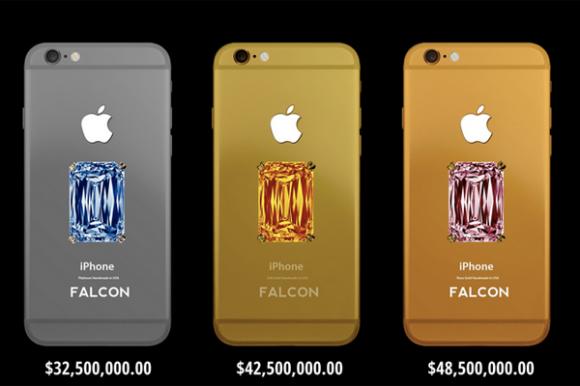 iPhone siêu sang, iPhone mạ vàng, iPhone đính kim cương