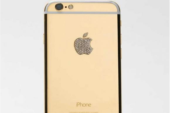 iPhone siêu sang, iPhone mạ vàng, iPhone đính kim cương