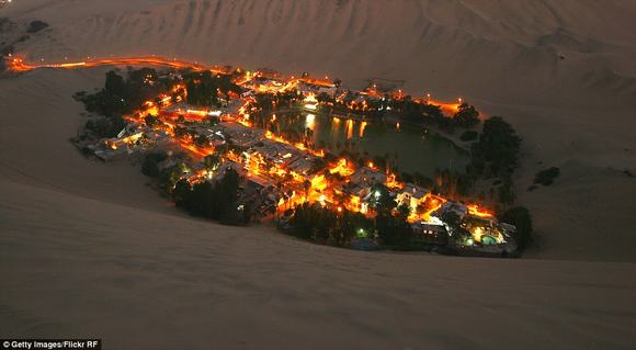oc dao Huacachina, oc dao trong sa mac, sa mac peru,