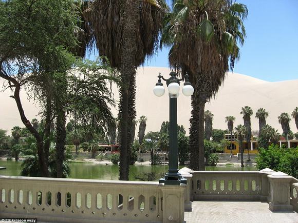 oc dao Huacachina, oc dao trong sa mac, sa mac peru,