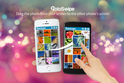Chia sẻ ảnh trên Smartphone, FotoSwipe, Phần mềm chia sẻ ảnh