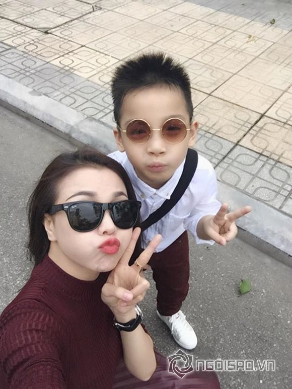 Trà Ngọc Hằng, Trà Ngọc Hằng xuống phố cùng hot boy nhí, Trà Ngọc Hằng street style