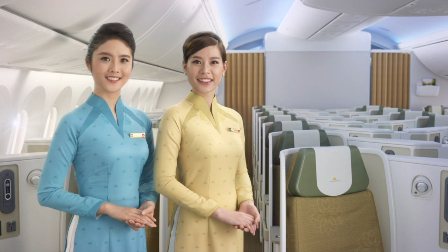 Đồng phục Vietnam Airlines, Trang phục áo dài, Áo dài tiếp viên hàng không Việt Nam