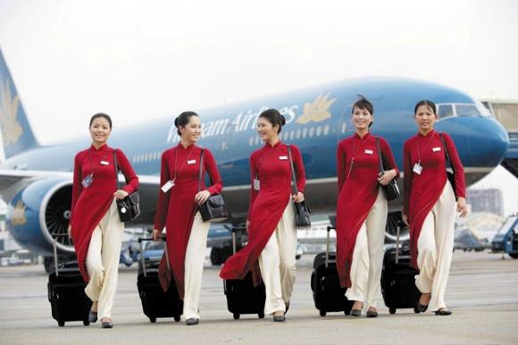 Đồng phục Vietnam Airlines, Vietnam Airlines, đồng phục Vietnam Airlines hành trình, trang phục tiếp viên hàng không