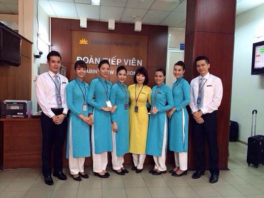 Đồng phục Vietnam Airlines, Vietnam Airlines, đồng phục Vietnam Airlines hành trình, trang phục tiếp viên hàng không