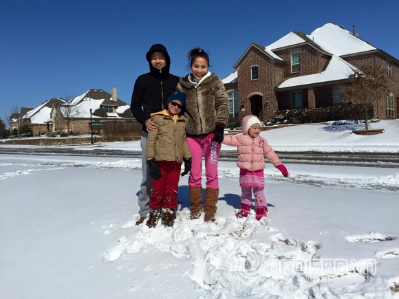 Hồng Ngọc, Hồng Ngọc và gia đình, Gia đình Hồng Ngọc trên tuyết