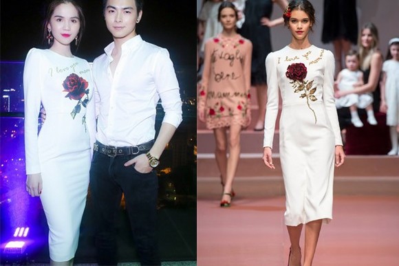 ngoc trinh, thoi trang ngoc trinh, ngoc trinh dung tui tram trieu, dolce & gabbana, thiet ke cua dolce & gabbana, tin, bao