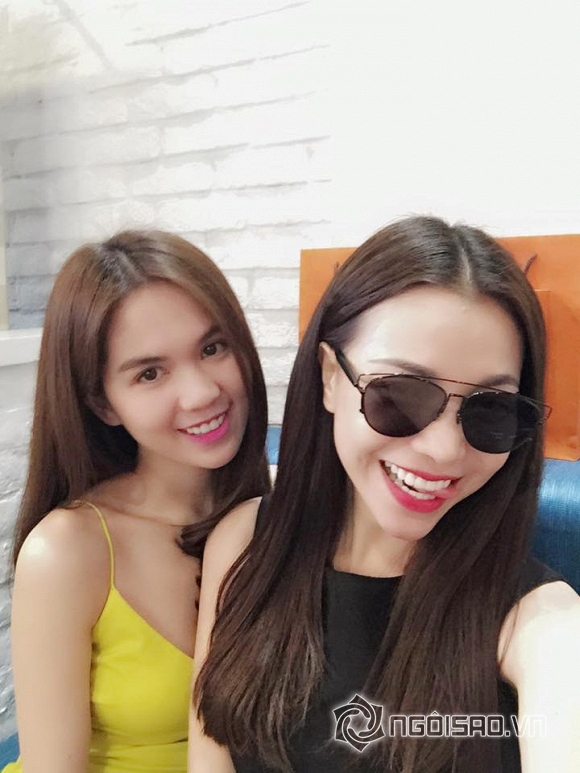 Trà Ngọc Hằng và Ngọc Trinh, Trà Ngọc Hằng và Ngọc Trinh đọ sắc, Trà Ngọc Hằng và Ngọc Trinh thân thiết