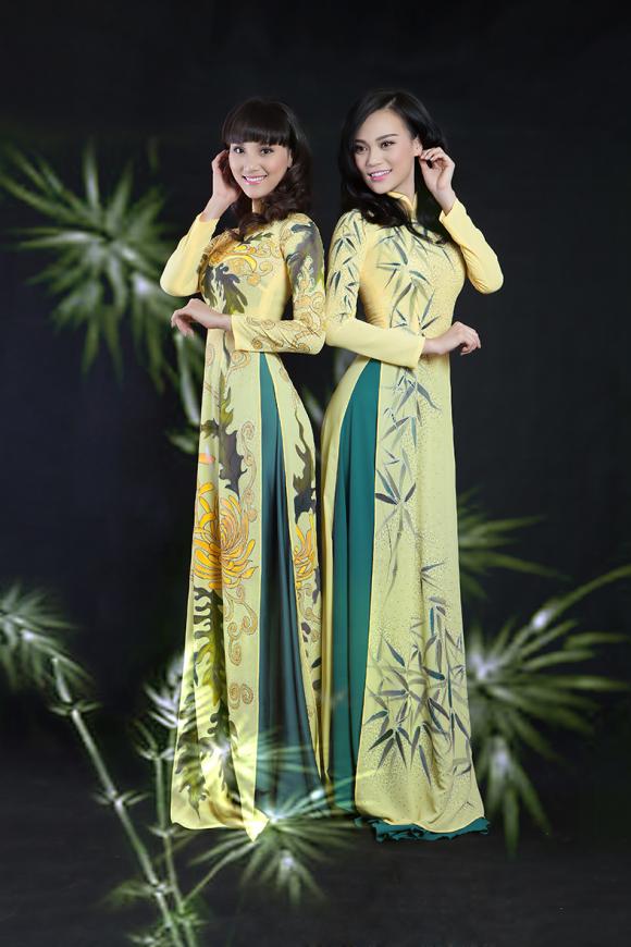 Cao Thùy Linh, Thái Tú Anh, Hoa hậu Cao Thùy Linh, Cao Thùy Linh diện áo dài