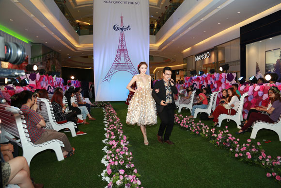 Vân Trang và Trúc Diễm dự sự kiện comfort 3 comfort,hương thơm comfort,hương hoa tinh túy