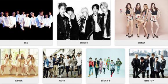 Nhạc Hàn, G-Dragon, SNSD, EXO