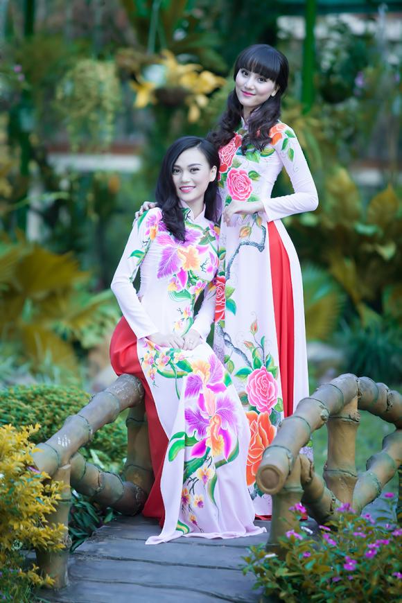 Cao Thùy Linh,Thái Tú Anh,Hoa hậu Quốc tế,Cao Thùy Linh diện áo dài