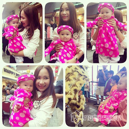 Duy Uyen, Duy Uyen khoe ho chieu con gai, con gai Duy Uyen, con gai Duy Uyen quoc tich my