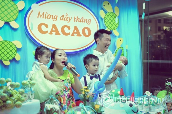 oc thanh van, con trai oc thanh van, con trai tu ba cua oc thanh van, oc thanh van to chuc tiec day thang cho con, tin, bao
