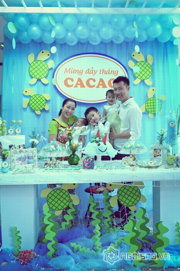 oc thanh van, con trai oc thanh van, con trai tu ba cua oc thanh van, oc thanh van to chuc tiec day thang cho con, tin, bao