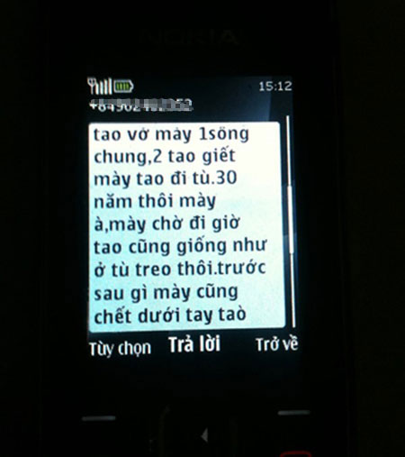 Từ chối tình yêu đồng giới, Dọa giết cả nhà, Tin an ninh, Tin pháp luật