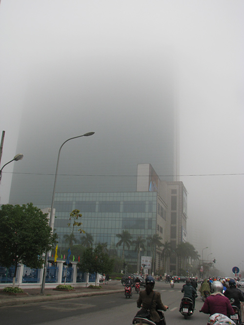 Thủ đô Hà Nội, Hà Nội sương mù, Không khí lạnh tăng cường, Mưa phùn