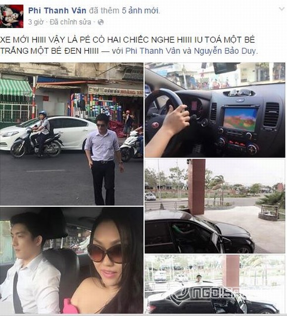 phi thanh van, phi thanh van mua o to, phi thanh van mua xe moi, phi thanh van va phi cong tre, phi thanh van tham my, tin, bao
