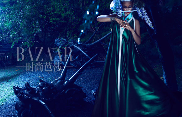 Rihanna,Rihanna huyền bí,Rihanna gợi cảm,tạp chí Harper’s Bazaar
