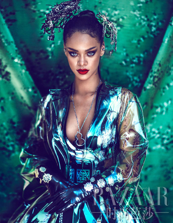 Rihanna,Rihanna huyền bí,Rihanna gợi cảm,tạp chí Harper’s Bazaar