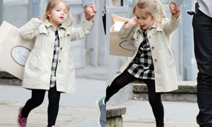  Harper Beckham, thời trang  Harper Beckham, con gái David Beckham