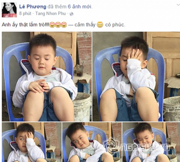 con trai Le Phuong,be ca Phao,Le Phuong,Quach Ngoc Ngoan