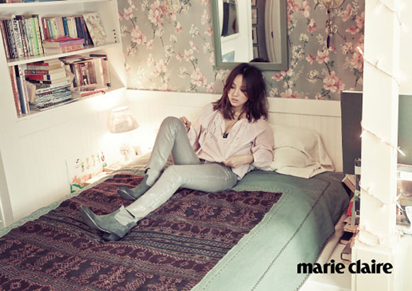 Lee Hyori,Lee Hyori nữ tính,Lee Hyori trên tạp chí Marie Claire,nữ hoàng gợi cảm
