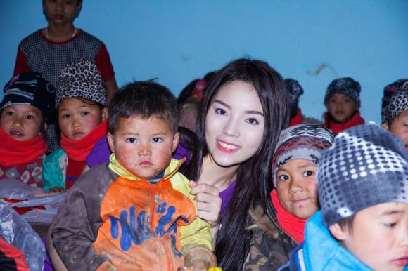 Hoa hậu Kỳ Duyên, Hoa hậu Kỳ Duyên làm từ thiện, Hoa hậu Việt Nam 2014