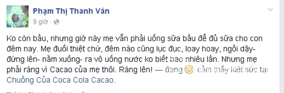 Ốc Thanh Vân,Ốc Thanh Vân kiệt sức vì chăm con,Ốc Thanh  Vân sinh con