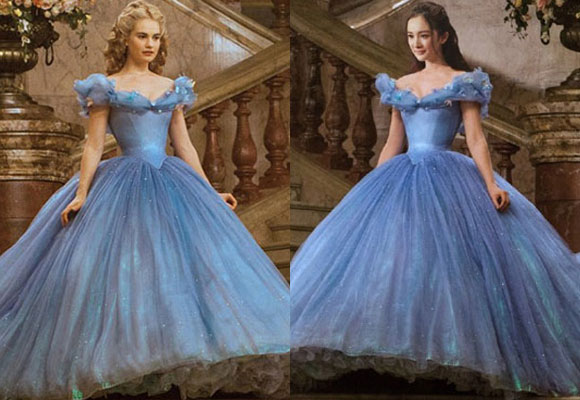 Dương Mịch,Dương Mịch đáng yêu,Dương Mịch hóa Cinderella,photoshop khuôn mặt